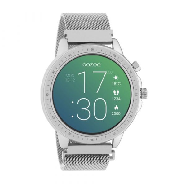 OOZOO | Smartwatch unisex zilver mesh